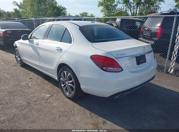55SWF4KB8GU134635 2016 MERCEDES-BENZ C-CLASS White Задня ліва чверть
