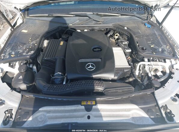 55SWF4KB8GU134635 2016 MERCEDES-BENZ C-CLASS White Вид ззаду