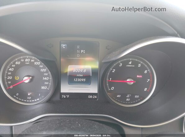 55SWF4KB8GU134635 2016 MERCEDES-BENZ C-CLASS White Вид задніх сидінь