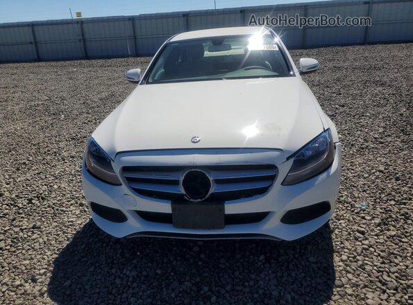 55SWF4KB8GU169188 2016 MERCEDES-BENZ C-CLASS White წინა ხედი