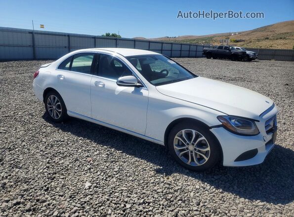 55SWF4KB8GU169188 2016 MERCEDES-BENZ C-CLASS White წინა მარჯვენა