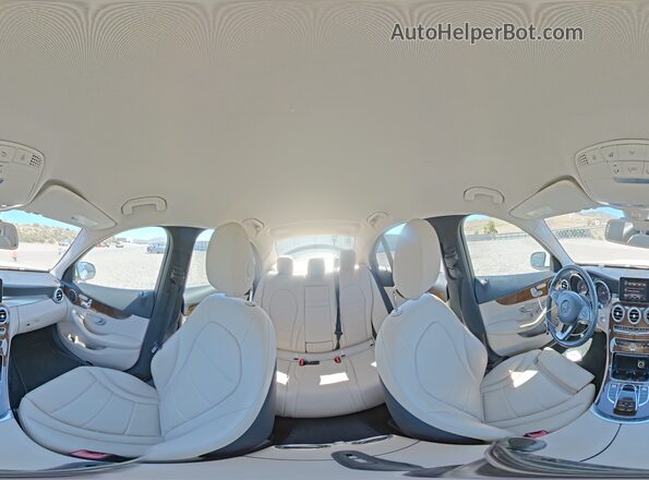 55SWF4KB8GU169188 2016 MERCEDES-BENZ C-CLASS White VIN კოდის სტიკერის ხედი
