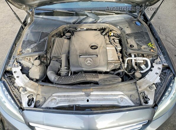 55SWF4KB8HU194691 2017 MERCEDES-BENZ C Gray Սալոնի հետևի տեսք
