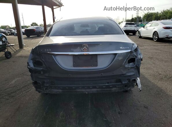 55SWF4KB8HU194691 2017 MERCEDES-BENZ C Gray Հետևի տեսք
