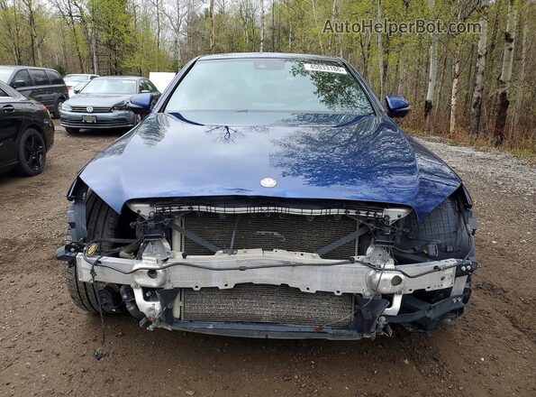 55SWF4KB8HU208640 2017 MERCEDES-BENZ C Blue Вид спереду