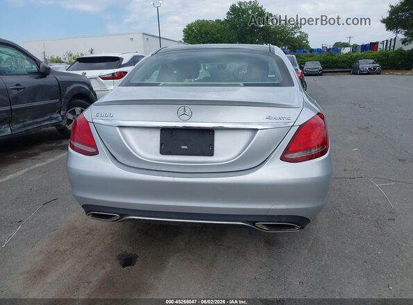 55SWF4KB8HU213840 2017 MERCEDES-BENZ C-CLASS Silver 