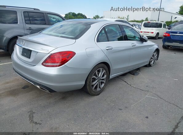 55SWF4KB8HU213840 2017 MERCEDES-BENZ C-CLASS Silver 