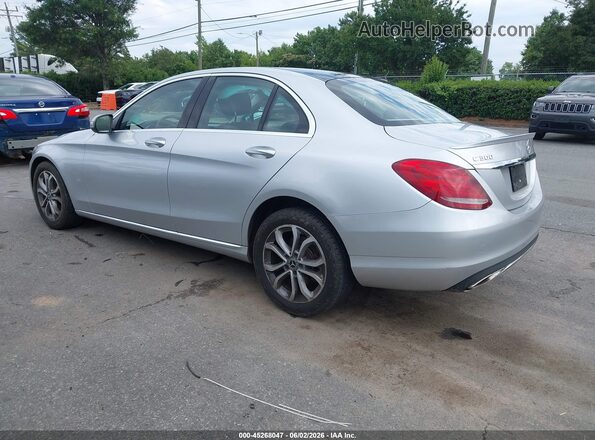 55SWF4KB8HU213840 2017 MERCEDES-BENZ C-CLASS Silver 