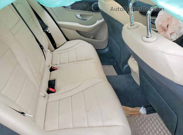 55SWF4KB8HU223915 2017 MERCEDES-BENZ C Blue Հետևի նստատեղերի տեսք