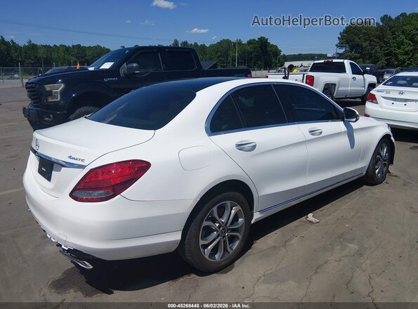 55SWF4KB8HU228063 2017 MERCEDES-BENZ C-CLASS White Rear right