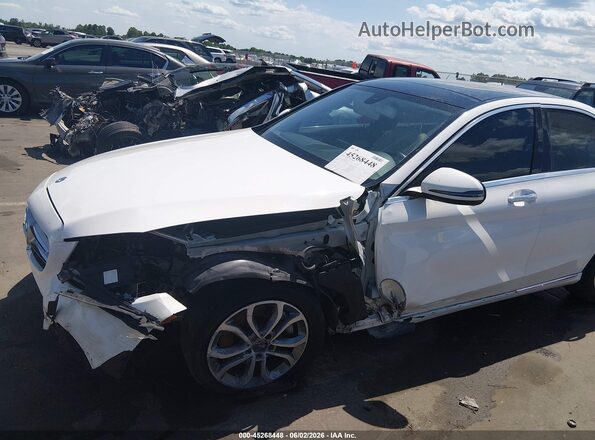 55SWF4KB8HU228063 2017 MERCEDES-BENZ C-CLASS White Front view
