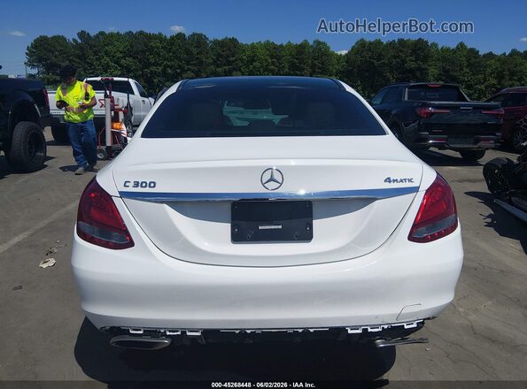 55SWF4KB8HU228063 2017 MERCEDES-BENZ C-CLASS White 