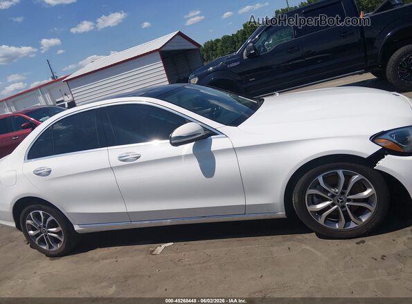 55SWF4KB8HU228063 2017 MERCEDES-BENZ C-CLASS White Rear interior view