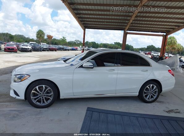 55SWF4KB8JU238324 2018 MERCEDES-BENZ C-CLASS White Vista interior de 360 grados