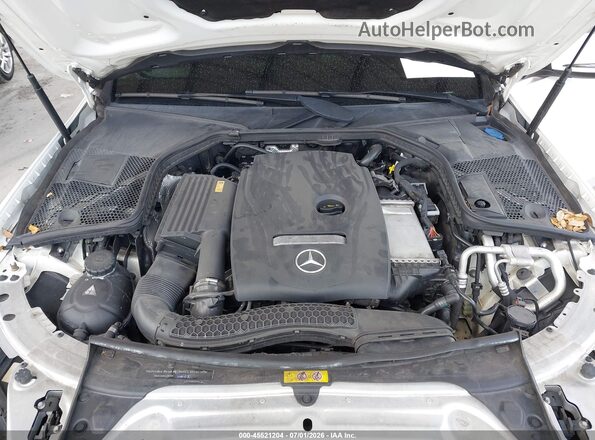 55SWF4KB8JU238324 2018 MERCEDES-BENZ C-CLASS White Vista trasera