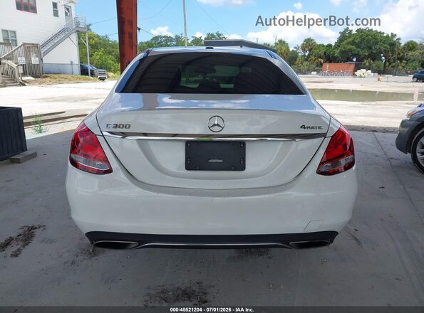55SWF4KB8JU238324 2018 MERCEDES-BENZ C-CLASS White 