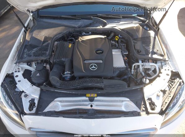 55SWF4KB8JU247220 2018 MERCEDES-BENZ C-CLASS Белый Вид сзади