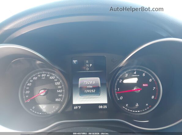 55SWF4KB8JU247220 2018 MERCEDES-BENZ C-CLASS Белый Вид задних сидений