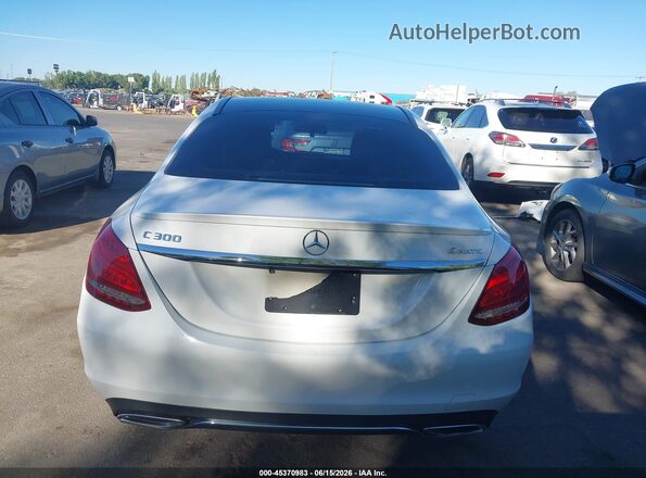 55SWF4KB8JU247220 2018 MERCEDES-BENZ C-CLASS Белый 
