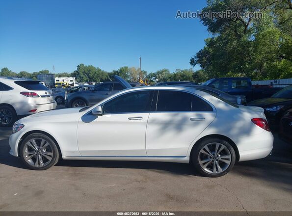 55SWF4KB8JU247220 2018 MERCEDES-BENZ C-CLASS Белый Панорамный вид салона 360°