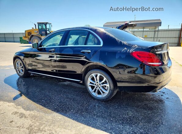 55SWF4KB8JU258069 2018 MERCEDES-BENZ C Черный Задняя левая четверть