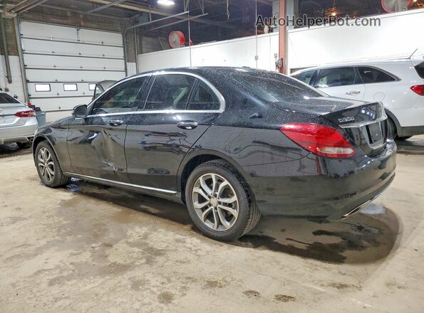 55SWF4KB9GU110540 2016 MERCEDES-BENZ C-CLASS Black უკანა მარცხენა