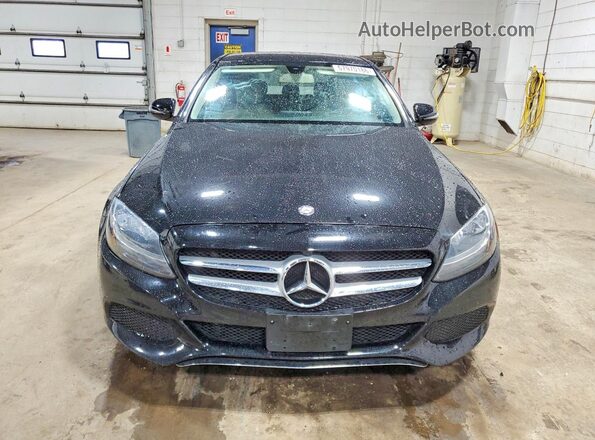 55SWF4KB9GU110540 2016 MERCEDES-BENZ C-CLASS Black წინა ხედი
