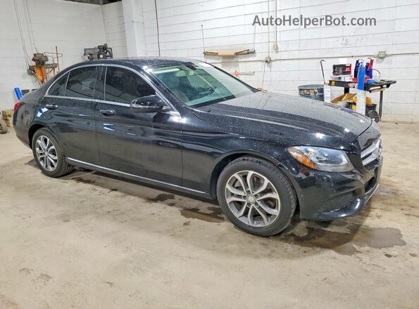 55SWF4KB9GU110540 2016 MERCEDES-BENZ C-CLASS Black წინა მარჯვენა