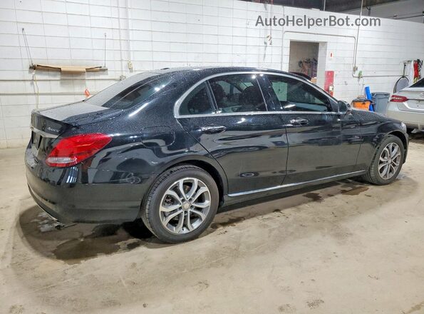 55SWF4KB9GU110540 2016 MERCEDES-BENZ C-CLASS Black უკანა მარჯვენა