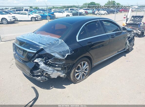 55SWF4KB9GU127693 2016 MERCEDES-BENZ C-CLASS Black Задня права чверть