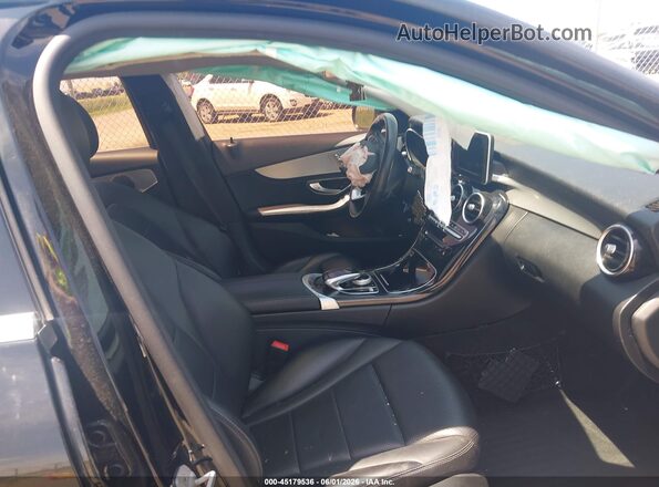 55SWF4KB9GU127693 2016 MERCEDES-BENZ C-CLASS Black Вид салону спереду