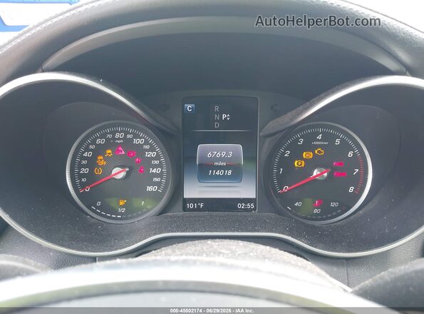 55SWF4KB9GU139407 2016 MERCEDES-BENZ C-CLASS Black Rear seats view
