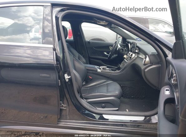 55SWF4KB9GU139407 2016 MERCEDES-BENZ C-CLASS Black Front interior view