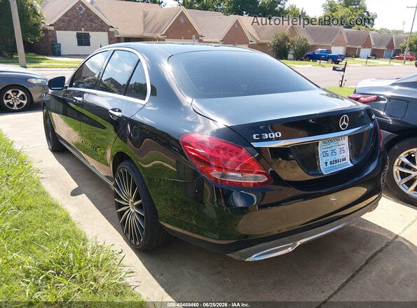 55SWF4KB9GU147359 2016 MERCEDES-BENZ C-CLASS Black Tył lewy
