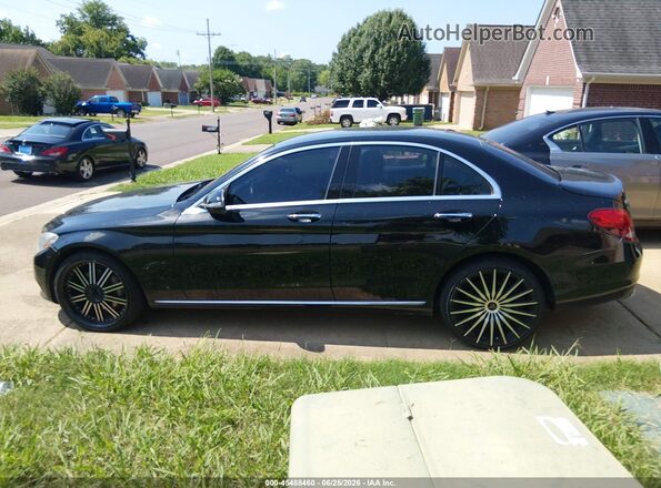55SWF4KB9GU147359 2016 MERCEDES-BENZ C-CLASS Black Widok wnętrza 360 stopni