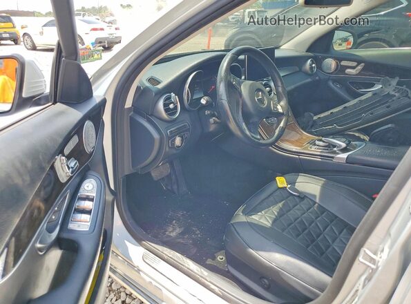 55SWF4KB9GU161178 2016 MERCEDES-BENZ C Silver Vista del salpicadero