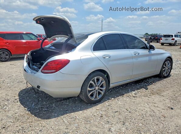 55SWF4KB9GU161178 2016 MERCEDES-BENZ C Silver Trasero derecho