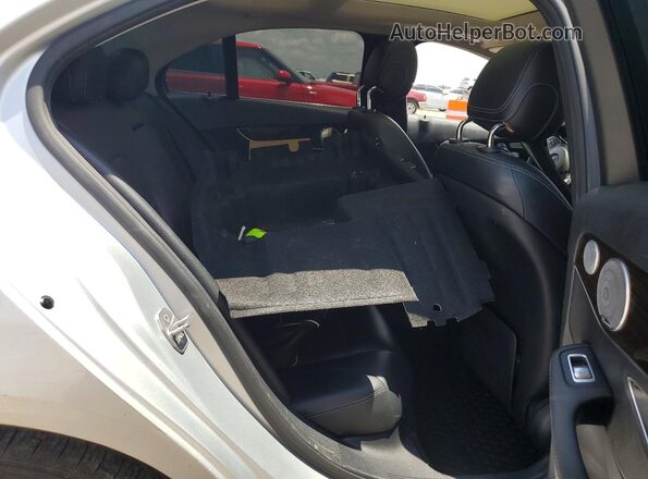 55SWF4KB9GU161178 2016 MERCEDES-BENZ C Silver Vista de los asientos traseros