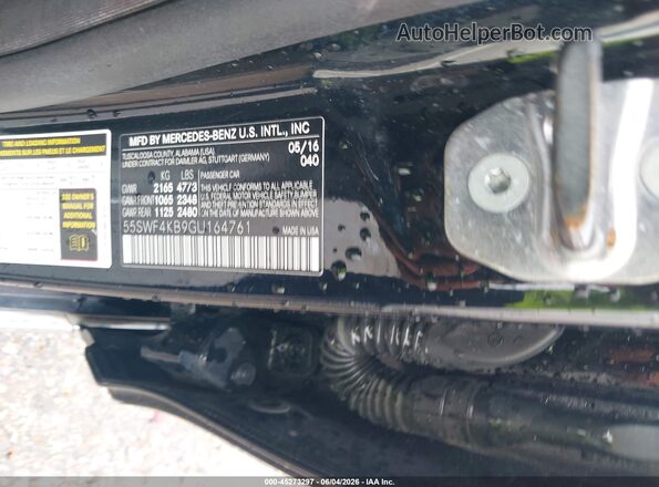 55SWF4KB9GU164761 2016 MERCEDES-BENZ C-CLASS Black 