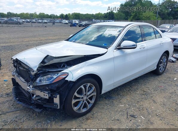 55SWF4KB9GU176022 2016 MERCEDES-BENZ C-CLASS White Front left