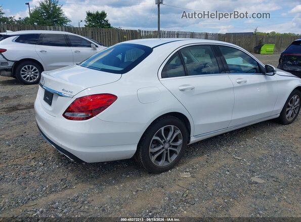 55SWF4KB9GU176022 2016 MERCEDES-BENZ C-CLASS White Rear right