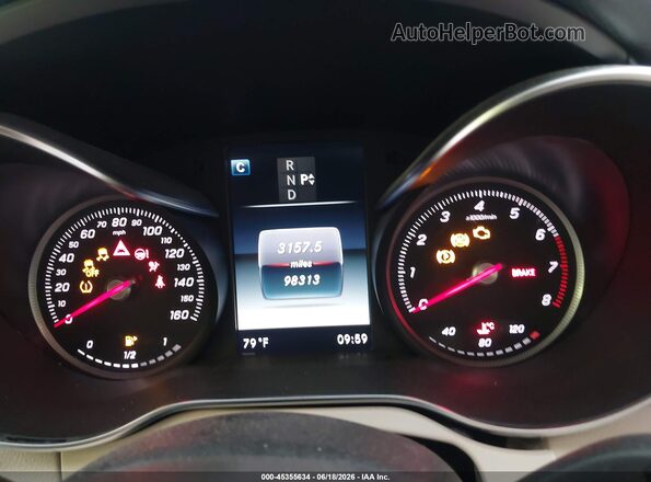 55SWF4KB9GU178966 2016 MERCEDES-BENZ C-CLASS Black Вид задніх сидінь