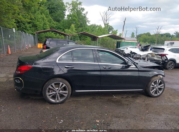 55SWF4KB9GU178966 2016 MERCEDES-BENZ C-CLASS Black Вид задньої частини салону