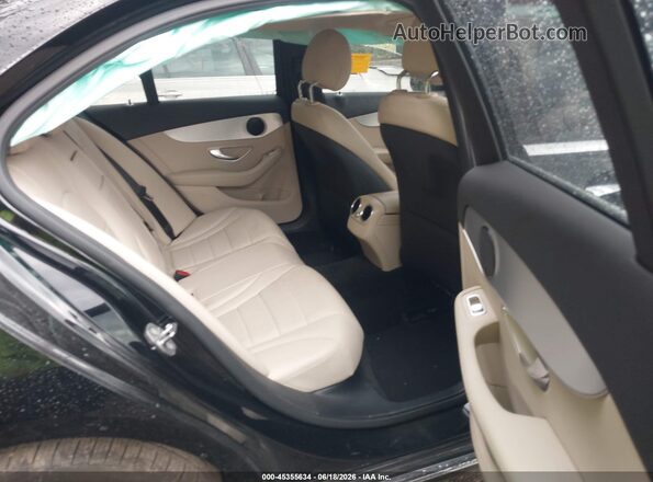55SWF4KB9GU178966 2016 MERCEDES-BENZ C-CLASS Black Вид наклейки з VIN-кодом