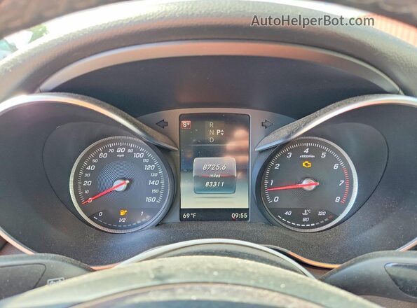 55SWF4KB9HU185644 2017 MERCEDES-BENZ C Black 
