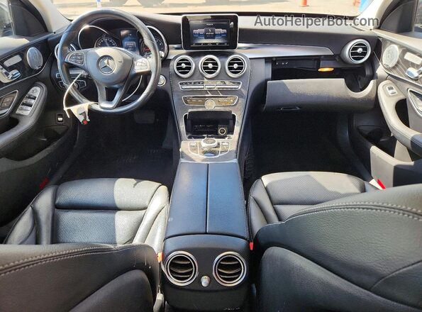 55SWF4KB9HU185644 2017 MERCEDES-BENZ C Black 