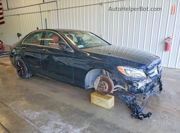 55SWF4KB9HU213295 2017 MERCEDES-BENZ C Black 