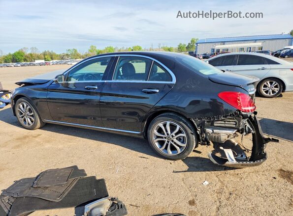 55SWF4KB9HU226063 2017 MERCEDES-BENZ C Black Rear left