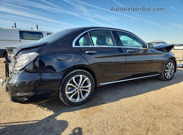 55SWF4KB9HU226063 2017 MERCEDES-BENZ C Black Rear right