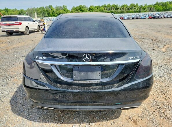 55SWF4KB9HU233000 2017 MERCEDES-BENZ C Black Вид ззаду